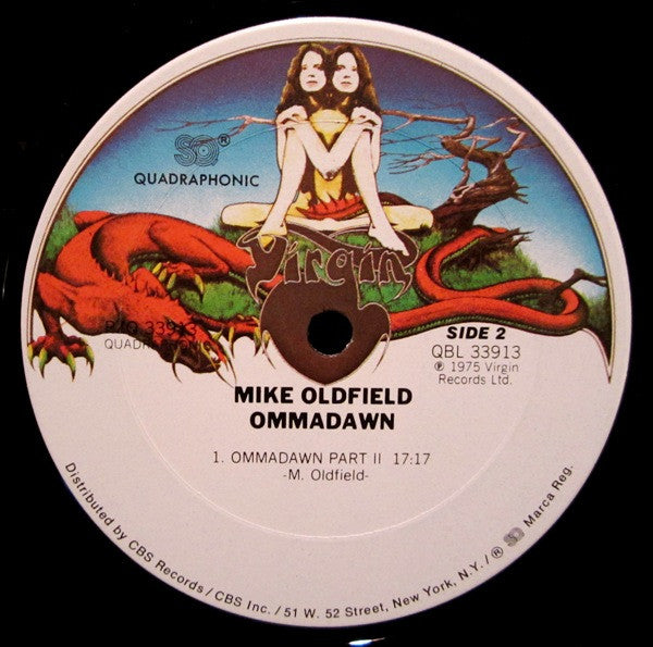 Mike Oldfield : Ommadawn (LP,Album,Quadraphonic)