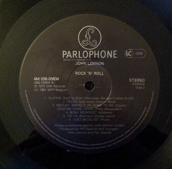 John Lennon : Rock 'N' Roll (LP,Album,Reissue,Stereo)