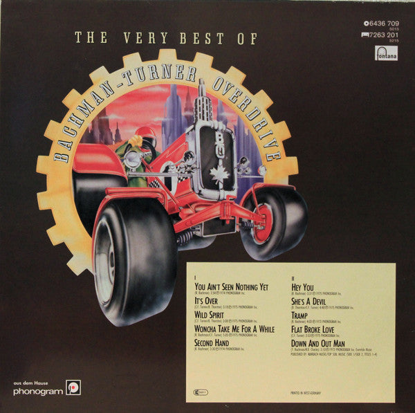 Bachman-Turner Overdrive : The Very Best Of Bachman-Turner Overdrive (Compilation,LP)
