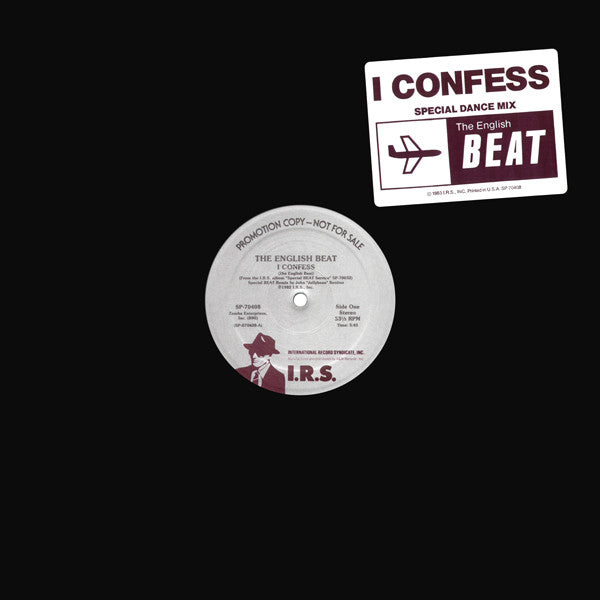 Beat (2), The : I Confess (Special Dance Mix) (12",33 ⅓ RPM,Single,Promo)