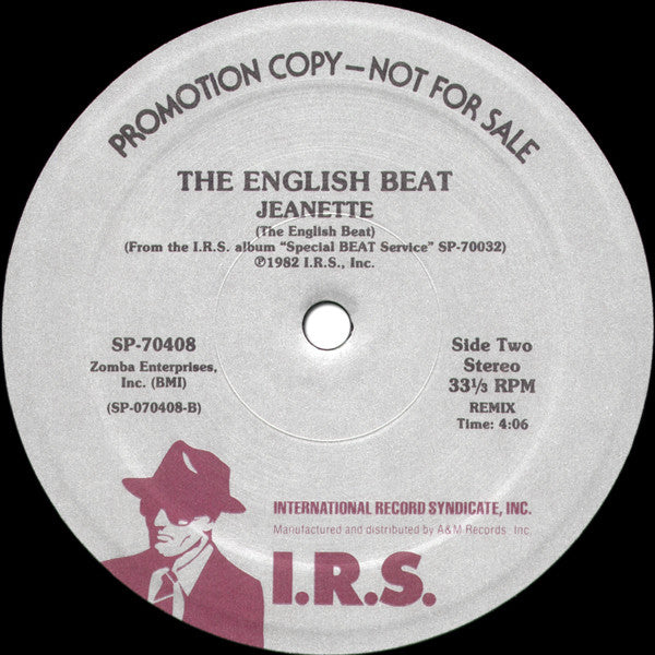 Beat (2), The : I Confess (Special Dance Mix) (12",33 ⅓ RPM,Single,Promo)