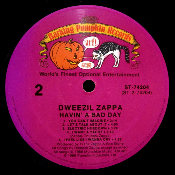Dweezil Zappa : Havin' A Bad Day (LP,Album,Stereo)
