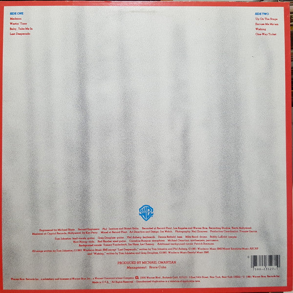 Tom Johnston : Still Feels Good (LP,Album,Stereo)