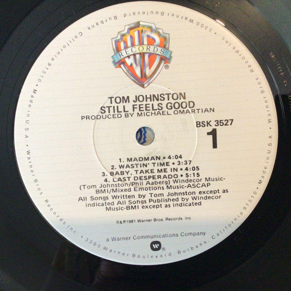 Tom Johnston : Still Feels Good (LP,Album,Stereo)