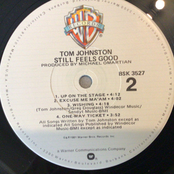 Tom Johnston : Still Feels Good (LP,Album,Stereo)