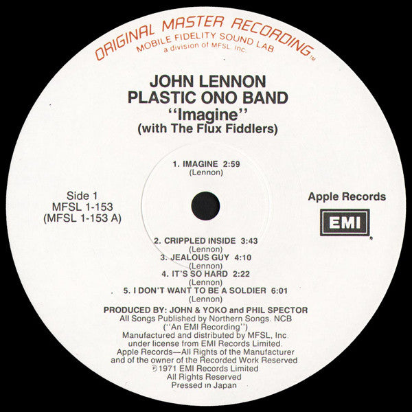 John Lennon : Imagine (LP,Album,Limited Edition,Reissue,Remastered,Stereo)