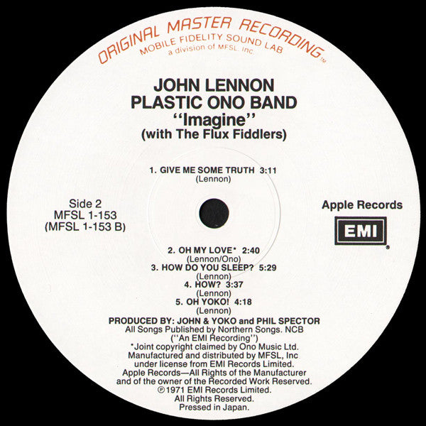 John Lennon : Imagine (LP,Album,Limited Edition,Reissue,Remastered,Stereo)