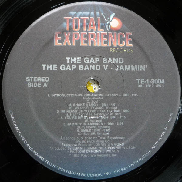 Gap Band, The : Gap Band V - Jammin' (LP,Album,Stereo)