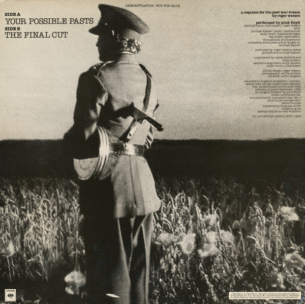 Pink Floyd : Selections From The Final Cut (12",33 ⅓ RPM,Promo,Sampler,Stereo)