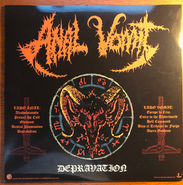 Anal Vomit : Depravation (LP,Album)