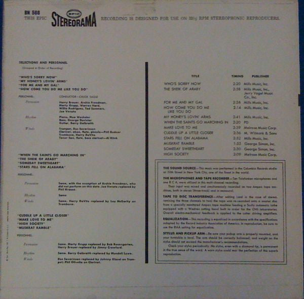 Chuck Sagle And His Orchestra : Ping Pong Percussion (LP,Stereo)