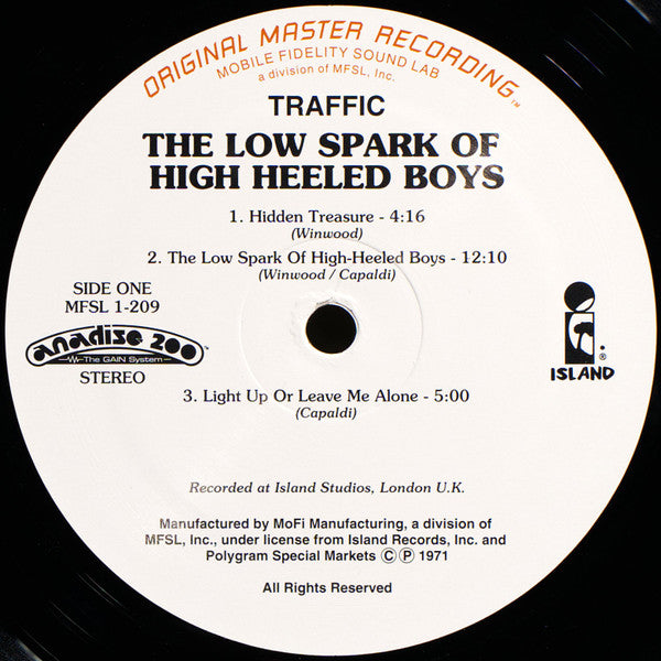 Traffic : The Low Spark Of High Heeled Boys (LP,Album,Limited Edition,Numbered,Remastered,Stereo)