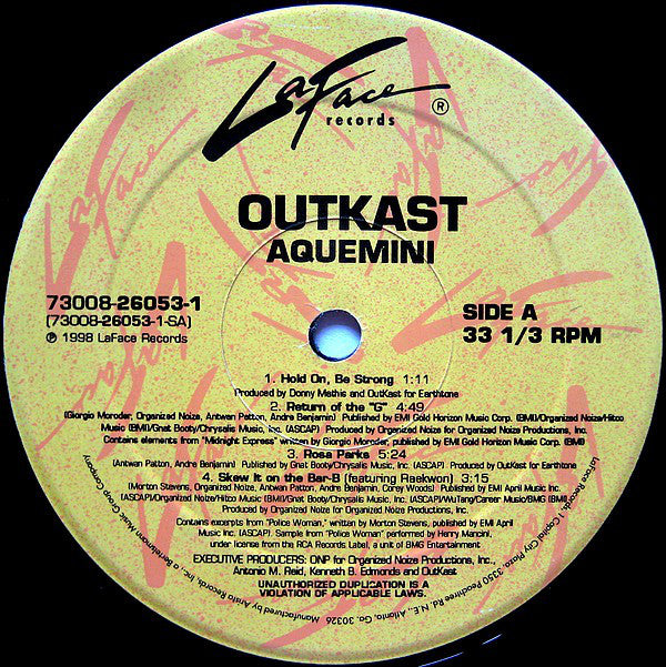 OutKast : Aquemini (LP,Album)
