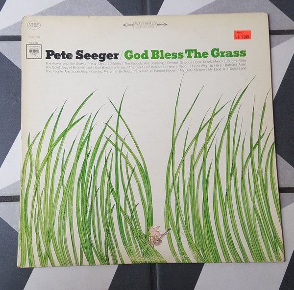 Pete Seeger : God Bless The Grass (LP,Album,Stereo)