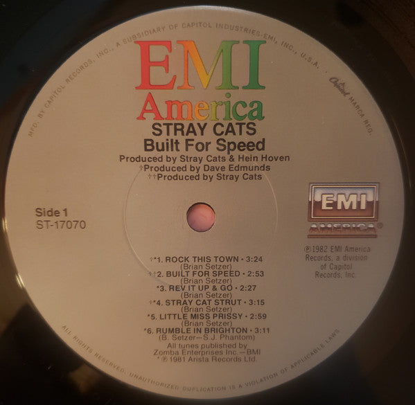 Stray Cats : Built For Speed (LP,Album,Compilation)