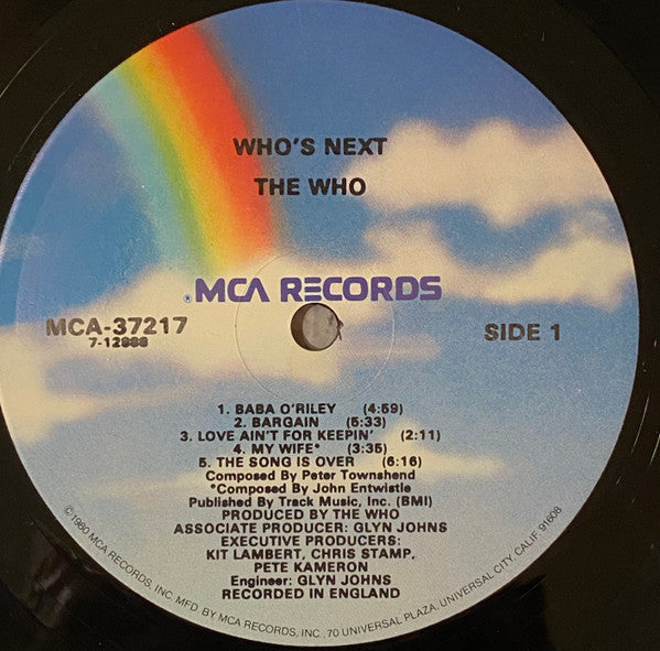 Who, The : Who's Next (LP,Album,Reissue,Stereo)