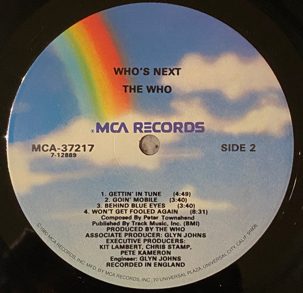 Who, The : Who's Next (LP,Album,Reissue,Stereo)