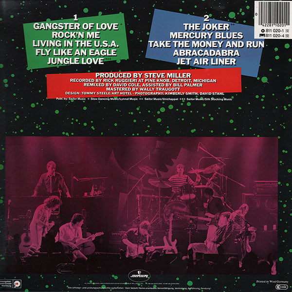 Steve Miller Band : Live! (LP,Album,Stereo)