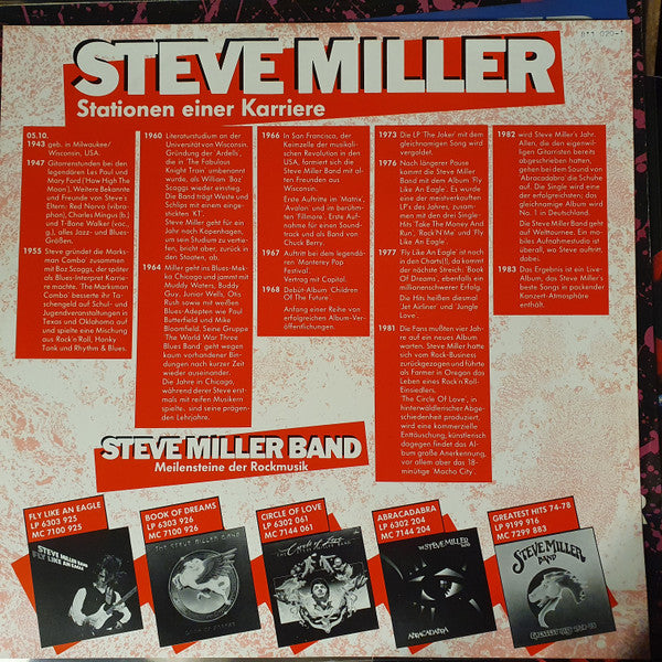 Steve Miller Band : Live! (LP,Album,Stereo)