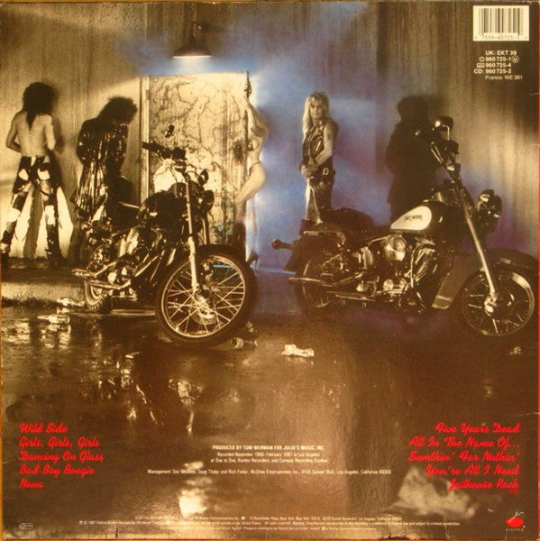 Mötley Crüe : Girls, Girls, Girls (LP,Album)