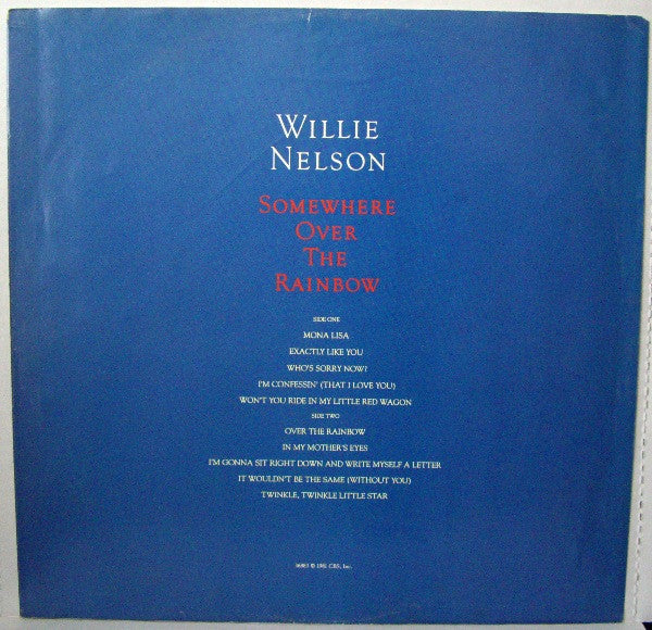 Willie Nelson : Somewhere Over The Rainbow (LP,Album)