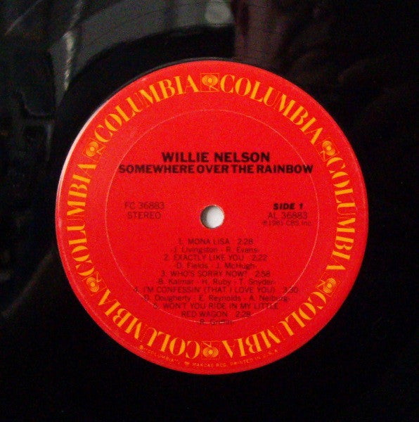 Willie Nelson : Somewhere Over The Rainbow (LP,Album)