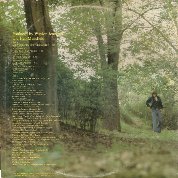 Waylon Jennings : Are You Ready For The Country (LP,Album)