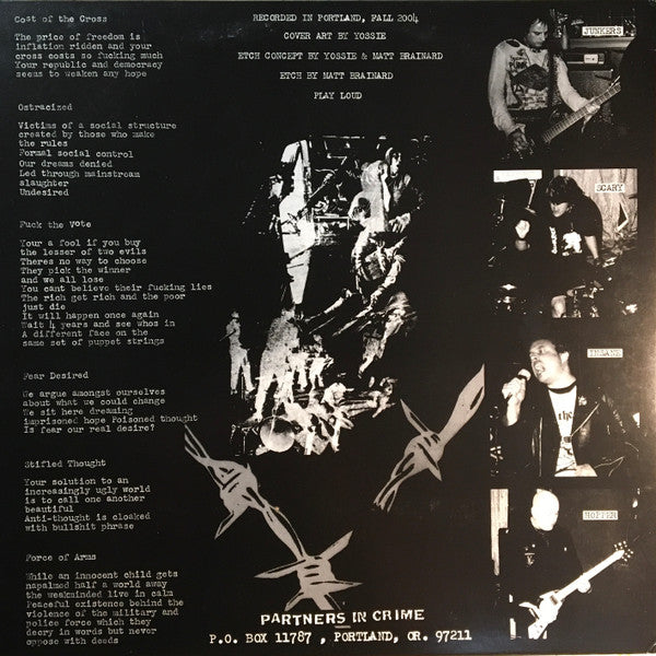 Cut-Throat : Cut-Throat (LP,Single Sided,Etched)