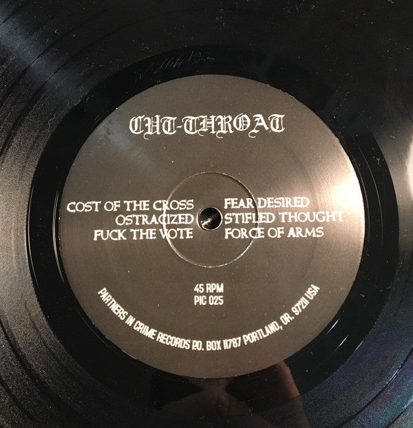 Cut-Throat : Cut-Throat (LP,Single Sided,Etched)