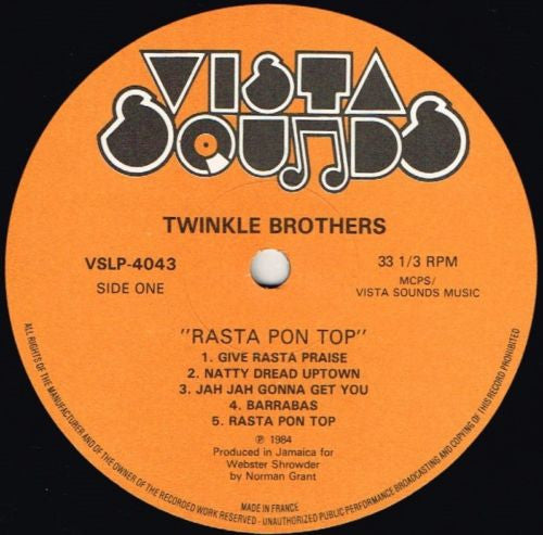 Twinkle Brothers : Rasta Pon Top (LP,Album,Repress)
