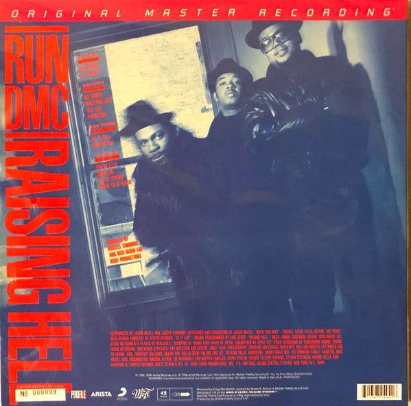 Run-DMC : Raising Hell (12",45 RPM,Album,Limited Edition,Numbered,Reissue,Remastered,Stereo)
