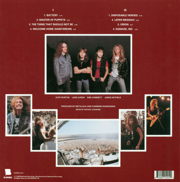 Metallica : Master Of Puppets (LP,Album,Limited Edition,Reissue,Remastered)
