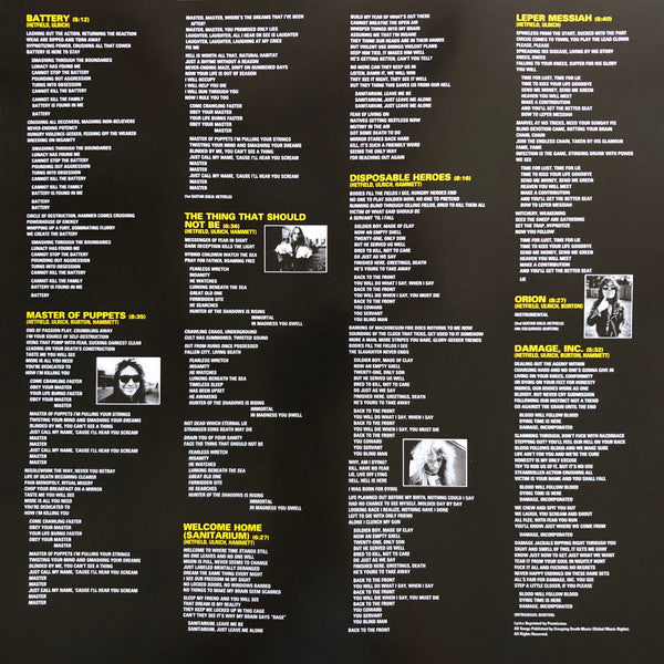 Metallica : Master Of Puppets (LP,Album,Limited Edition,Reissue,Remastered)