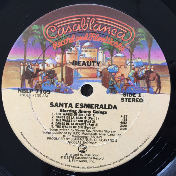 Santa Esmeralda : Beauty (LP,Album)