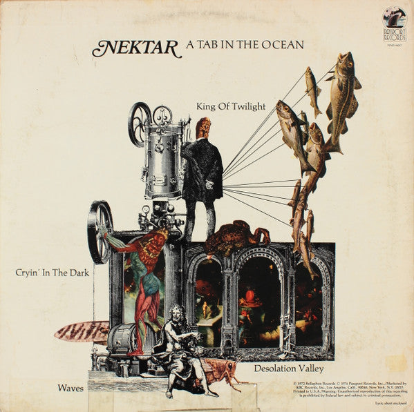 Nektar : A Tab In The Ocean (LP,Album,Reissue)