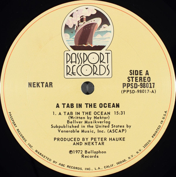 Nektar : A Tab In The Ocean (LP,Album,Reissue)