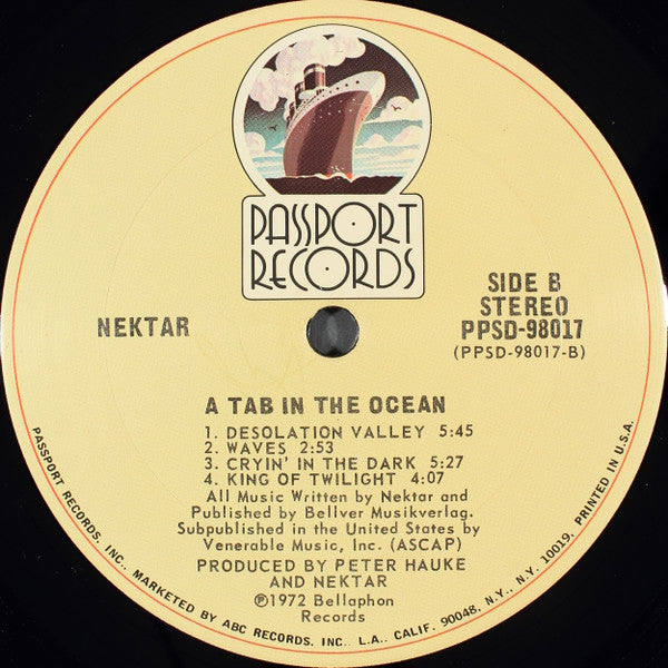 Nektar : A Tab In The Ocean (LP,Album,Reissue)
