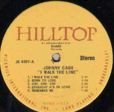 Johnny Cash : I Walk The Line (LP,Compilation)