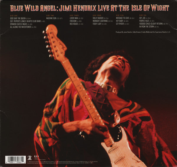 Jimi Hendrix : Blue Wild Angel: Jimi Hendrix Live At The Isle Of Wight (LP,Album,Limited Edition)
