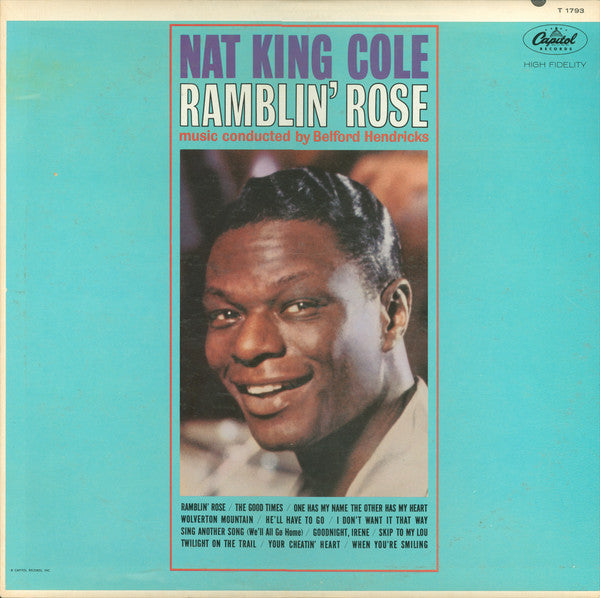 Nat King Cole : Ramblin' Rose (LP,Album,Mono)