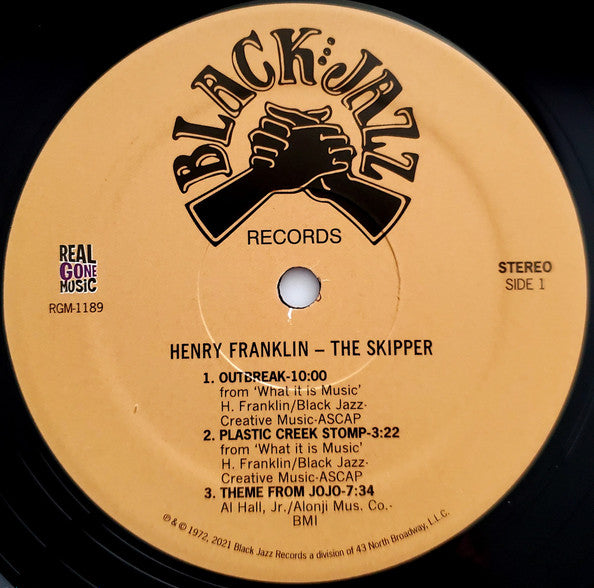 Henry Franklin : The Skipper (LP,Album,Reissue,Remastered,Stereo)