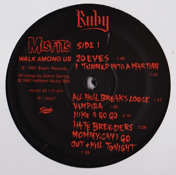 Misfits : Walk Among Us (LP,Album,Reissue,Stereo)