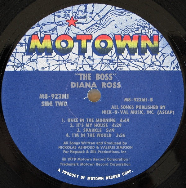 Diana Ross : The Boss (LP,Album)