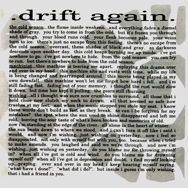 Drift Again : The Cold Season (7",33 ⅓ RPM)