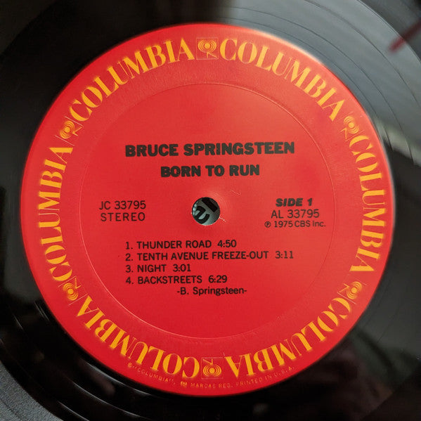 Bruce Springsteen : Born To Run (LP,Album,Stereo)