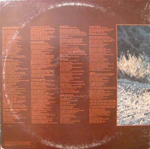 Stevie Wonder : Talking Book (LP,Album)
