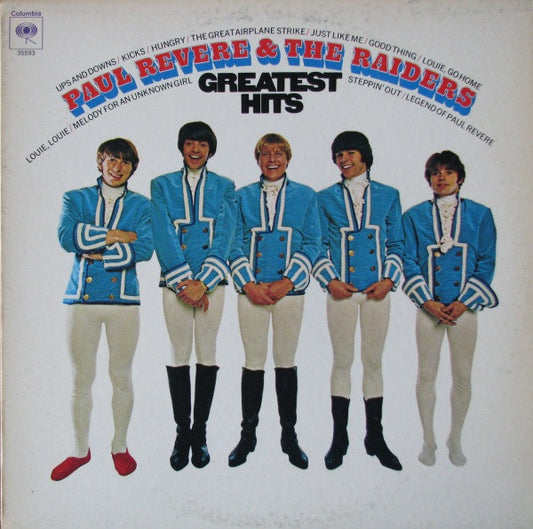 Paul Revere & The Raiders : Greatest Hits (LP,Compilation,Reissue)