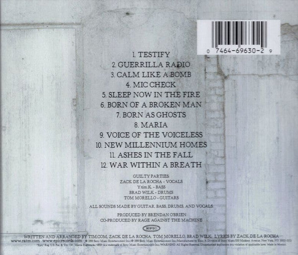 Buy Rage Against The Machine : The Battle Of Los Angeles (Album,Reissue ...