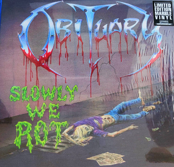 Obituary : Slowly We Rot (LP,Album,Limited Edition,Reissue)