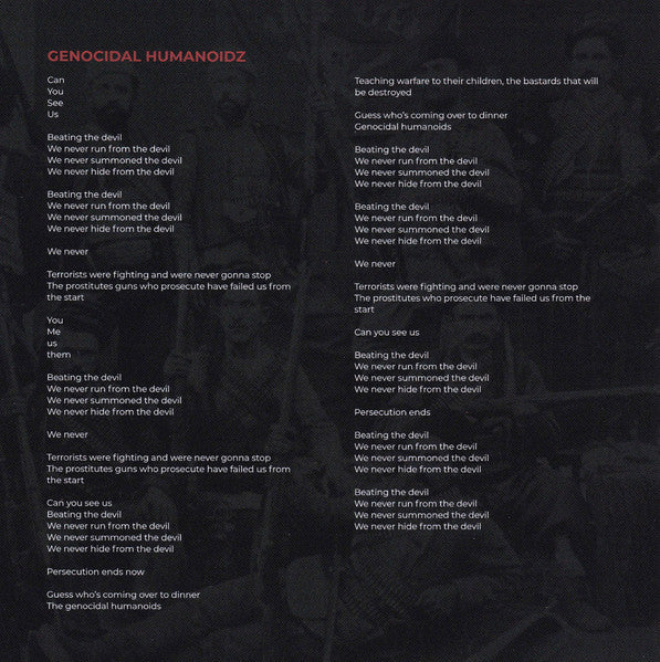 System Of A Down : Protect The Land / Genocidal Humanoidz (7",45 RPM,Single,Limited Edition)